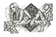 billie eilish six feet tattoo design idea