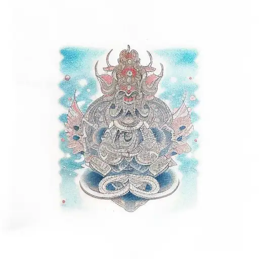 Ardra Nakshatra tattoo design idea