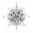 Ardra Nakshatra tattoo design idea