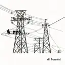 powerline with a crow on the line with the words "all we wanted was a place to feel like home" put into the powerline tattoo design idea