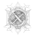 Life, math, physic tattoo design idea