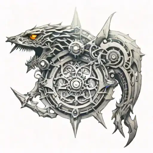 mount olympus  tattoo design idea