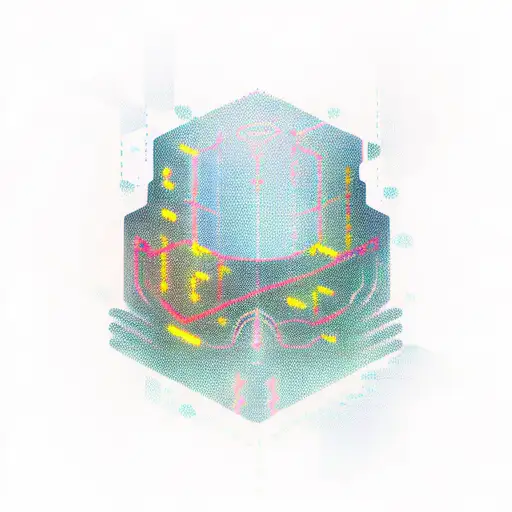 Hacker, Cyber Security, Matrix tattoo design idea