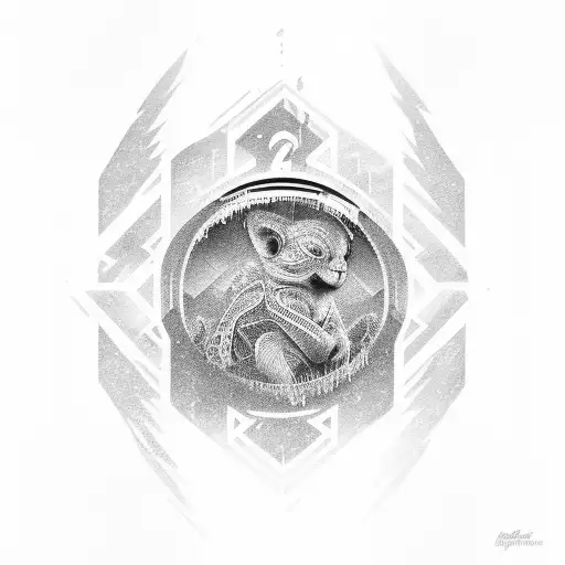 text ELLA tattoo design idea