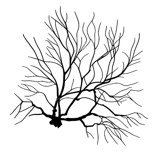 willow branch tattoo design idea