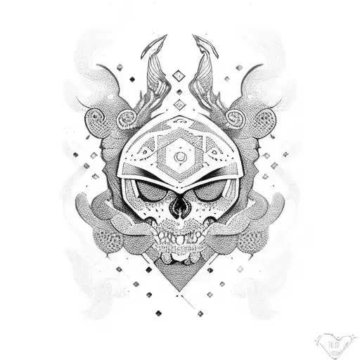 bandana ornament  tattoo design idea