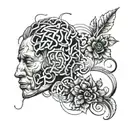 Alzheimer tattoo design idea