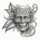 Alzheimer tattoo design idea