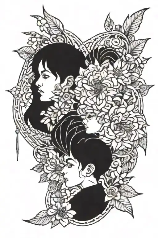 siblings tattoo tattoo design idea