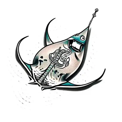 stingray  tattoo design idea