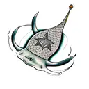 stingray  tattoo design idea