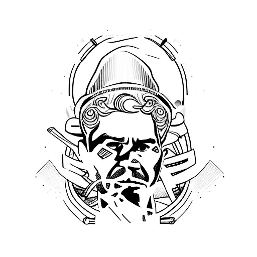 Paul walker  tattoo design idea