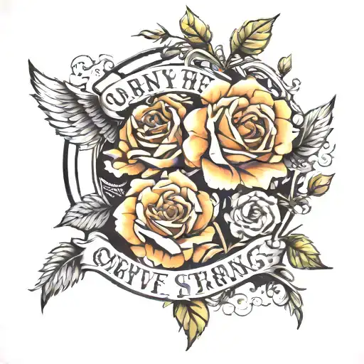 "Only the Strong Survive" tattoo design idea