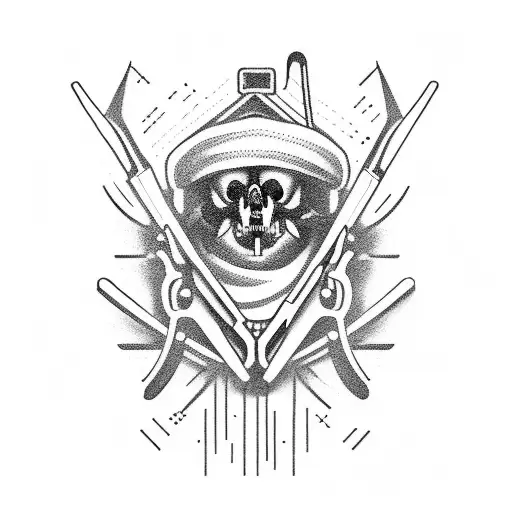 singing surgeon tattoo design idea