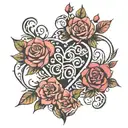 self love symbol tattoo design idea