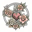 self love symbol tattoo design idea