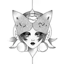 virgo, daughter tattoo design idea