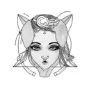 virgo, daughter tattoo design idea