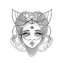virgo, daughter tattoo design idea