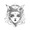 virgo, daughter tattoo design idea