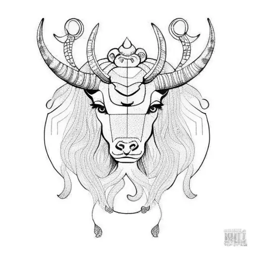 Capricorn Aries and Taurus tattoo design idea