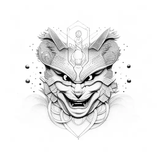 Inner child sculpture tattoo design idea