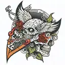 test "do or die" hidden with design tattoo design idea