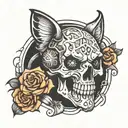 test "do or die" hidden with design tattoo design idea