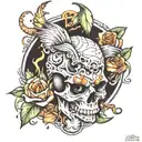 test "do or die" hidden with design tattoo design idea