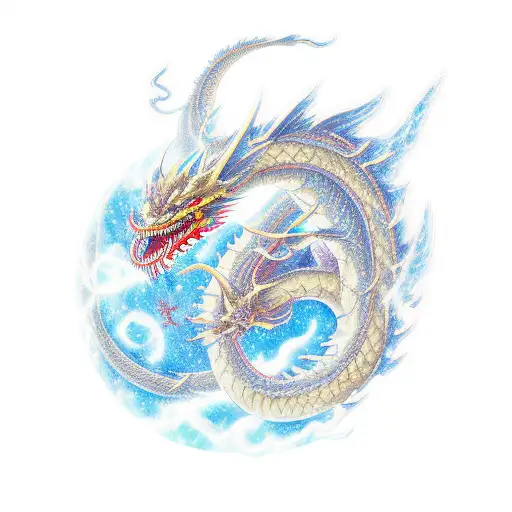 slifer the sky dragon  tattoo design idea