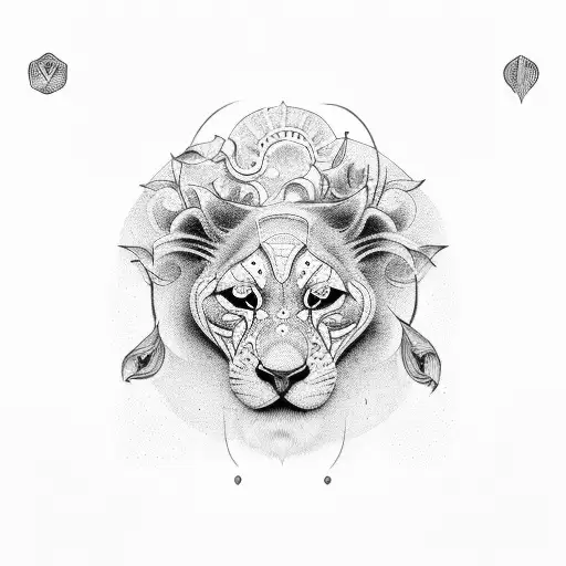 simbolo dell'aum tattoo design idea