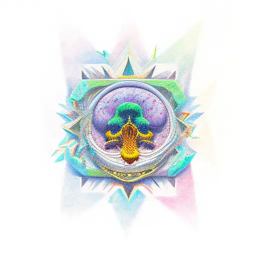 simbolo dell'aum tattoo design idea