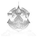 floating island tattoo design idea