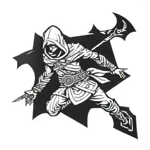 Assasin's creed  tattoo design idea