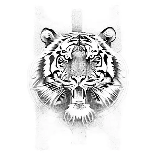 bengal tiger  tattoo design idea