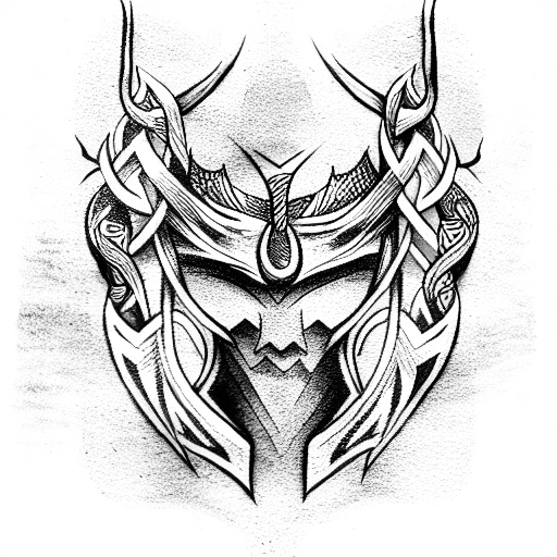 norse gods tattoo design idea