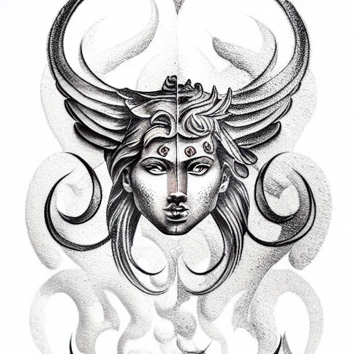 greek gods tattoo design idea