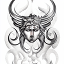 greek gods tattoo design idea