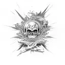 Latin phrase: Dies Irae (Day of Wrath) tattoo design idea