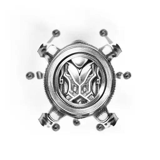 brass knuckles tattoo design idea