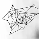 Constellation Orion tattoo design idea