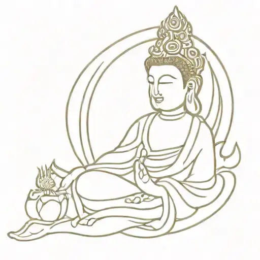 Avalokiteshvara tattoo design idea