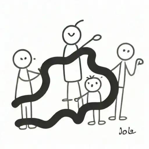 fine line, 3 kids,  mom and dad  heart   tattoo design idea