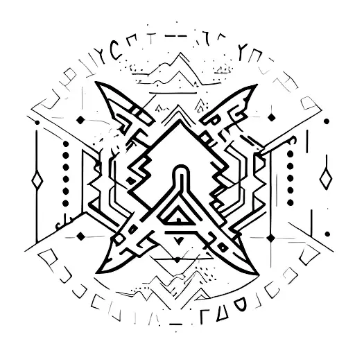 Shaka sign with a roaster in it tattoo design idea