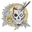 josh dun from twenty one pilots tattoo design idea