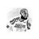 Lebron James  tattoo design idea
