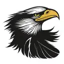 Mi'kmaq bald eagle feather  tattoo design idea