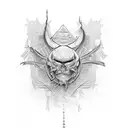 Money Respect Power tattoo design idea