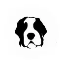 Bernese mountain dog tattoo design idea
