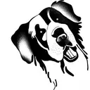 Bernese mountain dog tattoo design idea